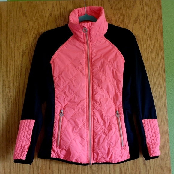 Calvin Klein Coral and Black Jacket - Picture 3 of 5